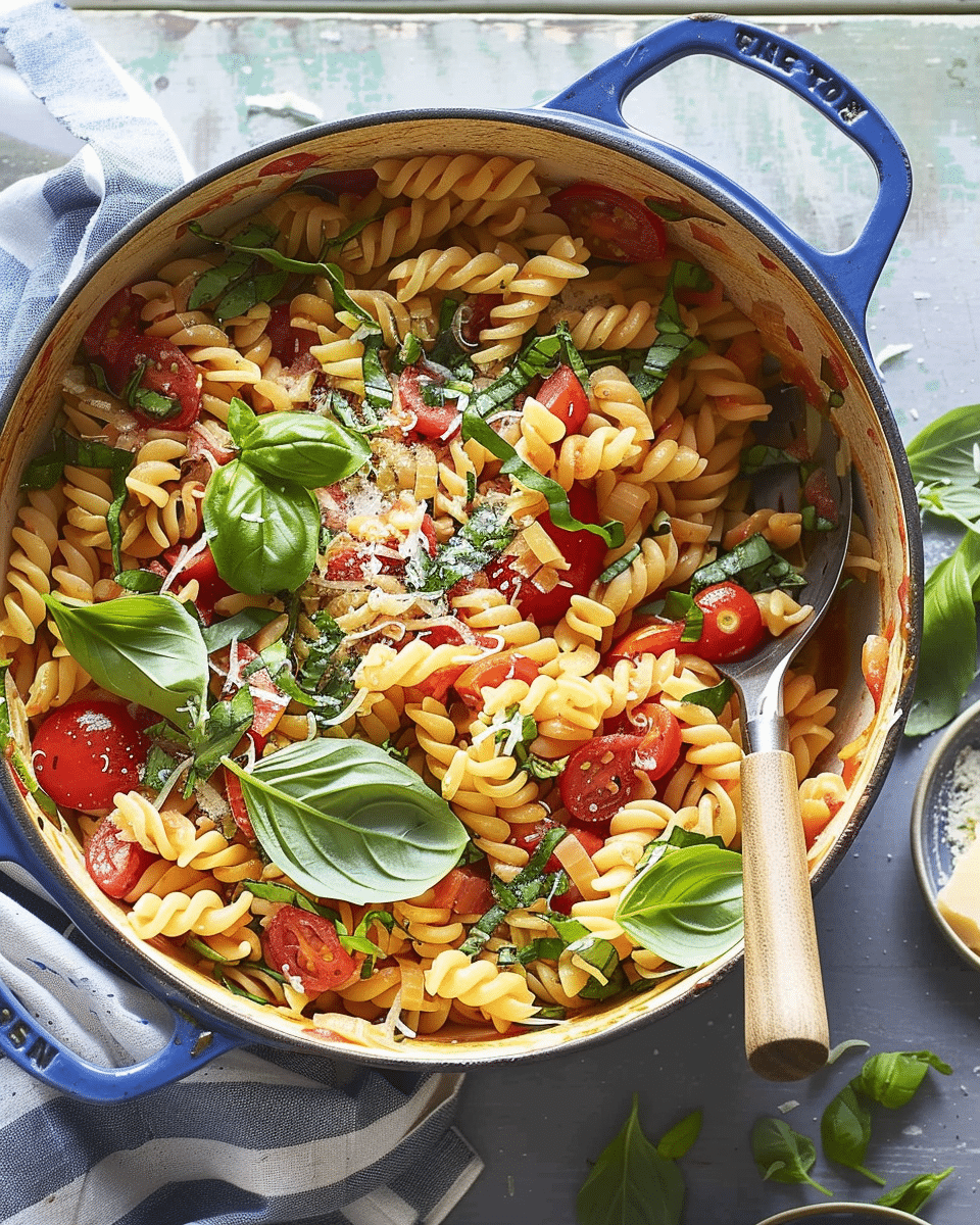 One-Pot Tomato Basil Pasta