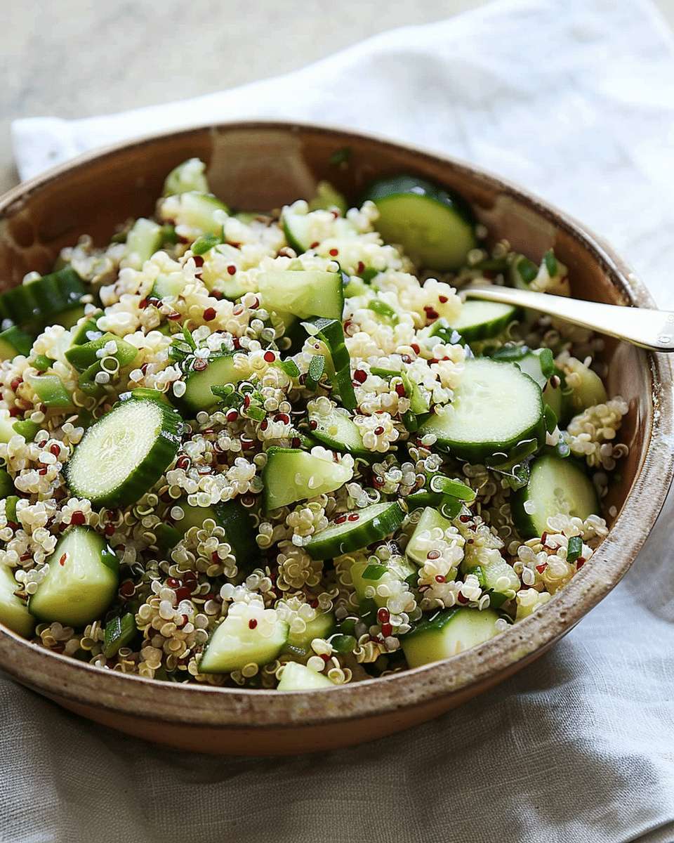 Quinoa and Cucumber Salad