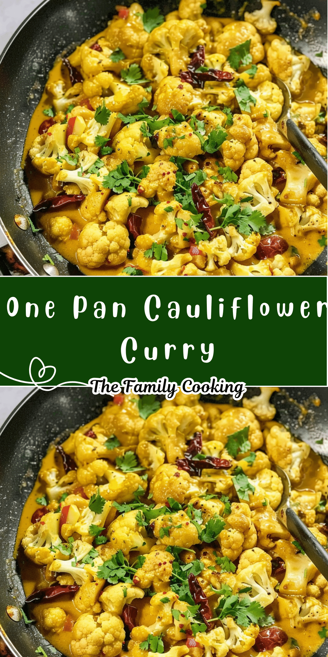 One Pan Cauliflower Curry | TheFamilyCooking
