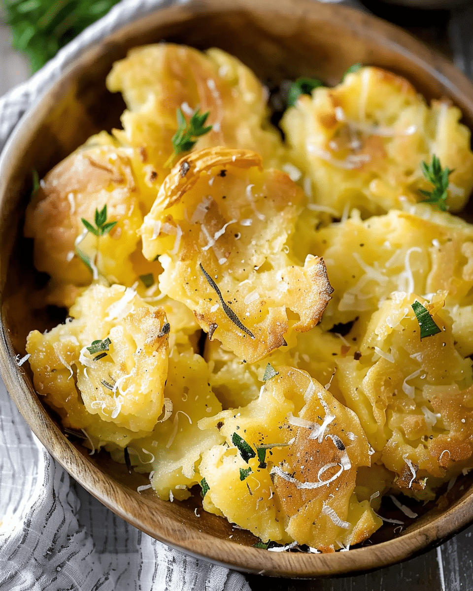 Crispy Smashed Potatoes