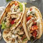 Greek Chicken Gyros