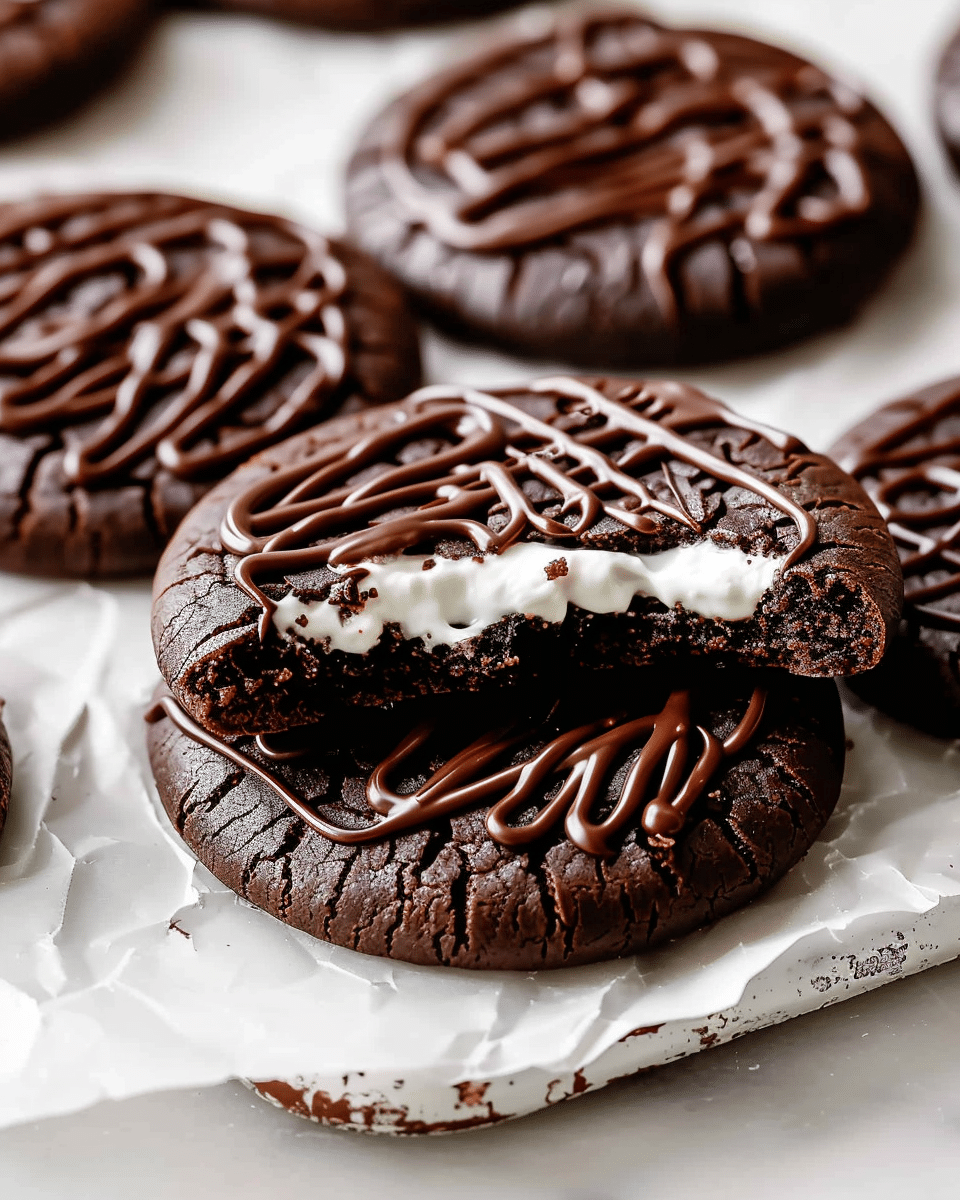 Hostess Cupcake Cookies