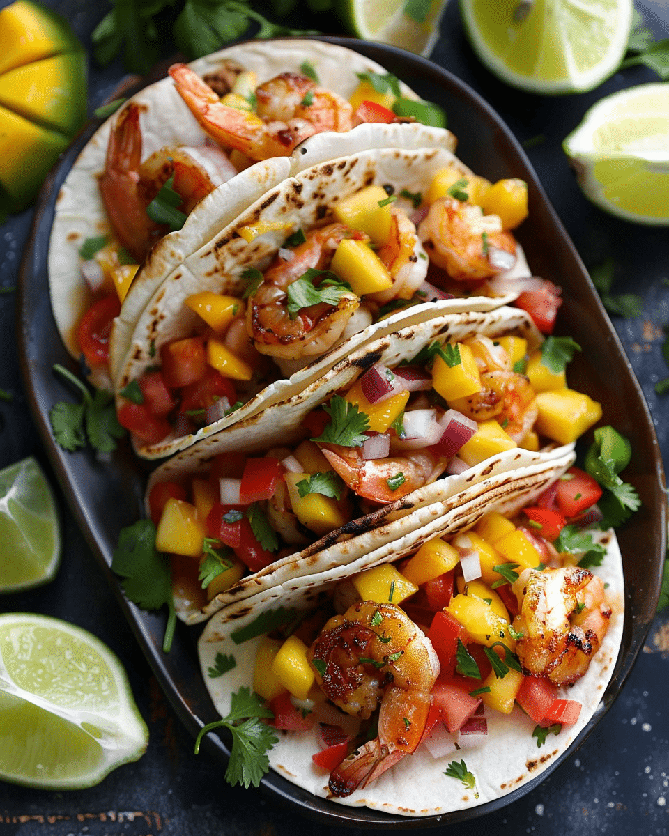 Shrimp Tacos with Mango Salsa Recipe