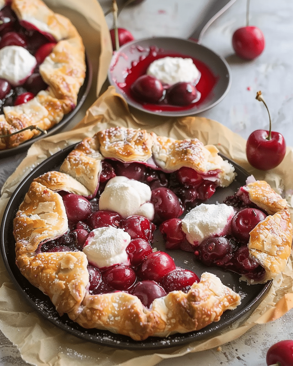 Gluten-Free Cherry Galettes