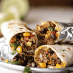 Beef and Bean Burritos