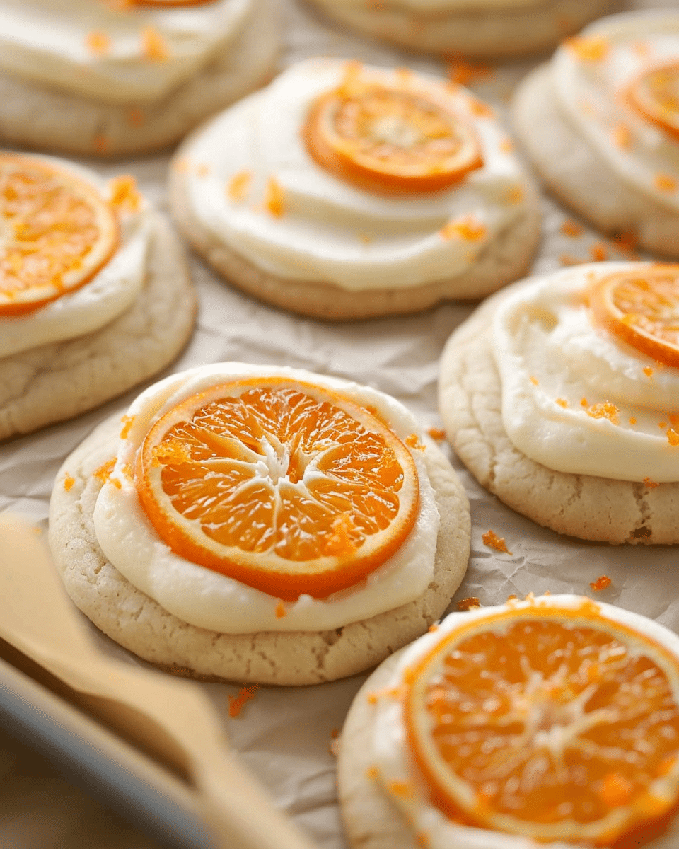 Frosted Orange Sugar Cookies