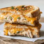 Tuna Melt Grilled Cheese Sandwich