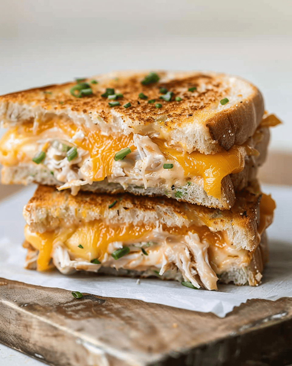 Tuna Melt Grilled Cheese Sandwich