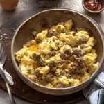 Hamburger Scrambled Eggs