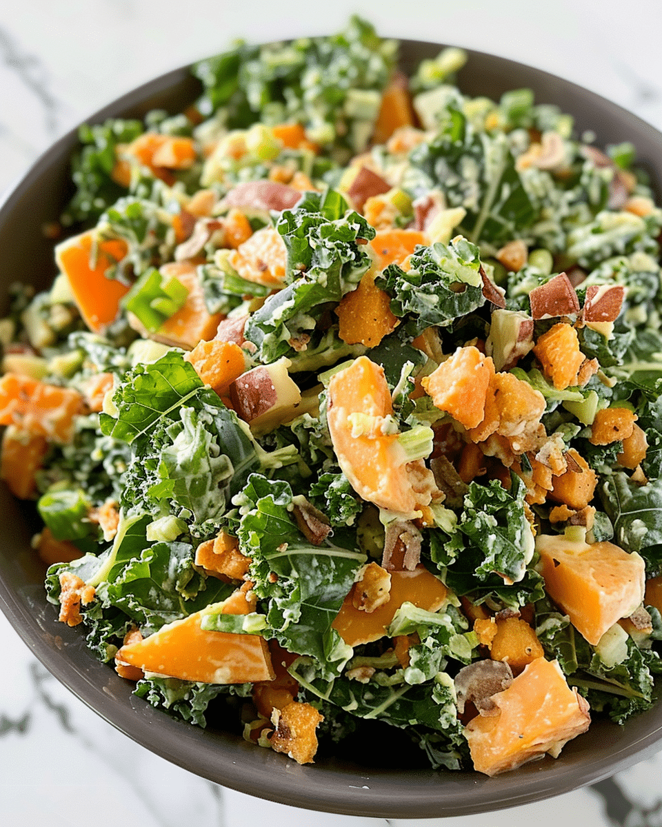 Kale Sweet Potato Salad
