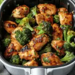 Air Fryer Chicken and Broccoli