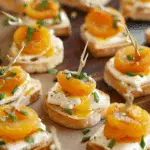Mini Apricot Brie Bites