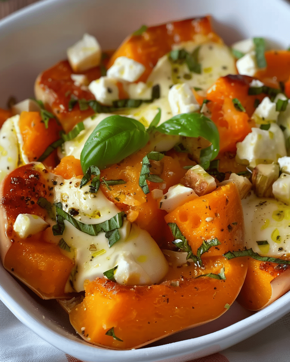 Butternut Squash Caprese Salad