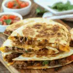 Cheesy Ground Beef Quesadillas