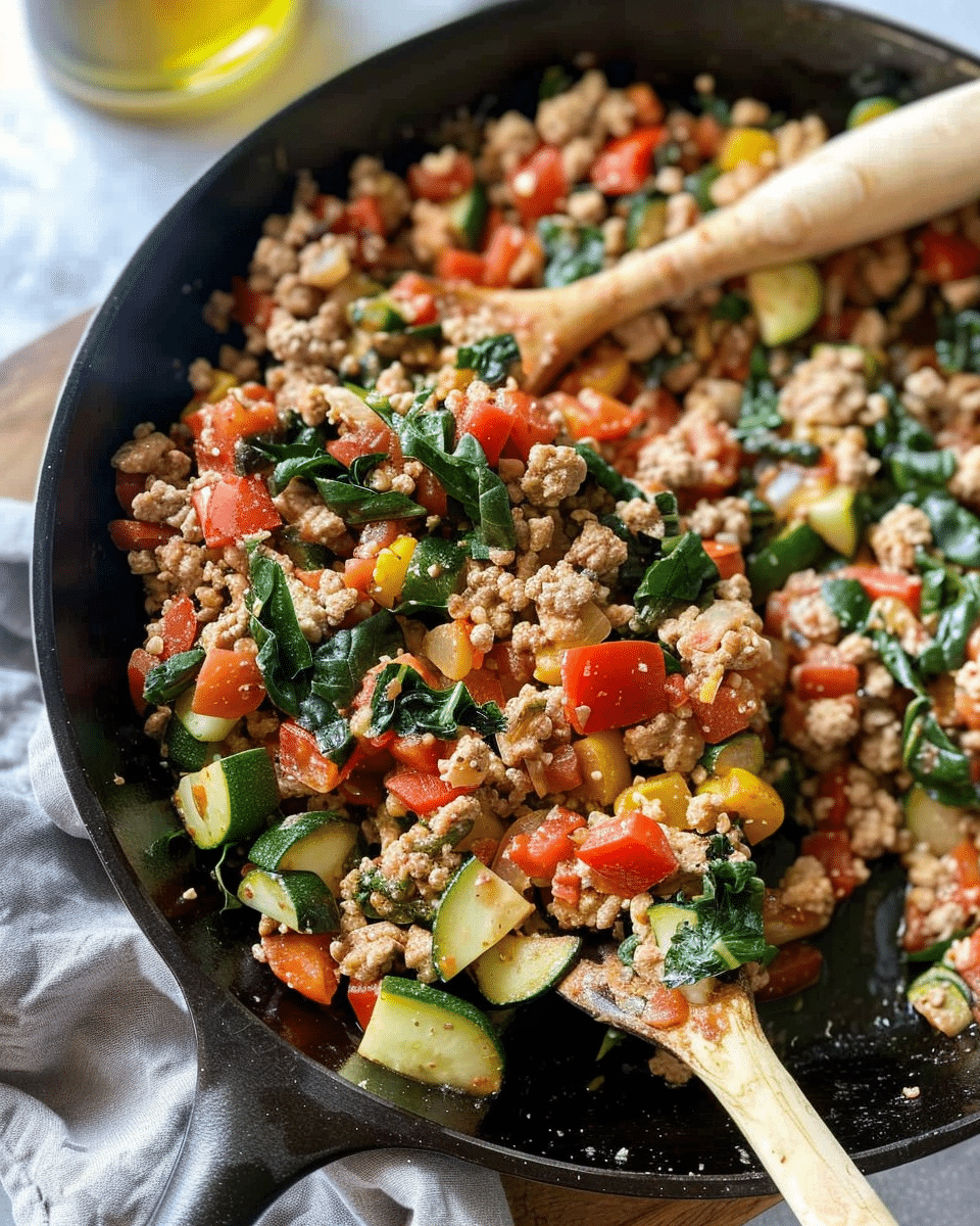 Ground Turkey Skillet with Veggies