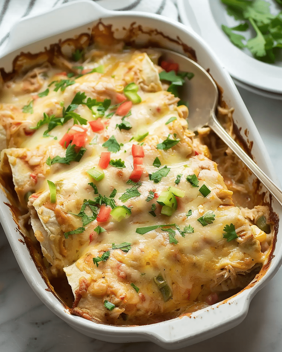 Quick Chicken Chipotle Enchiladas