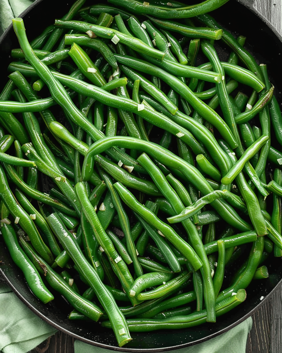 Sautéed Garlic Green Beans