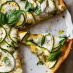 Zucchini Pizza with Basil and Lemon