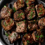 Air Fryer Garlic Butter Steak Bites