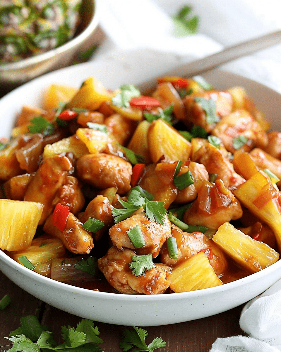 Spicy Pineapple Chicken