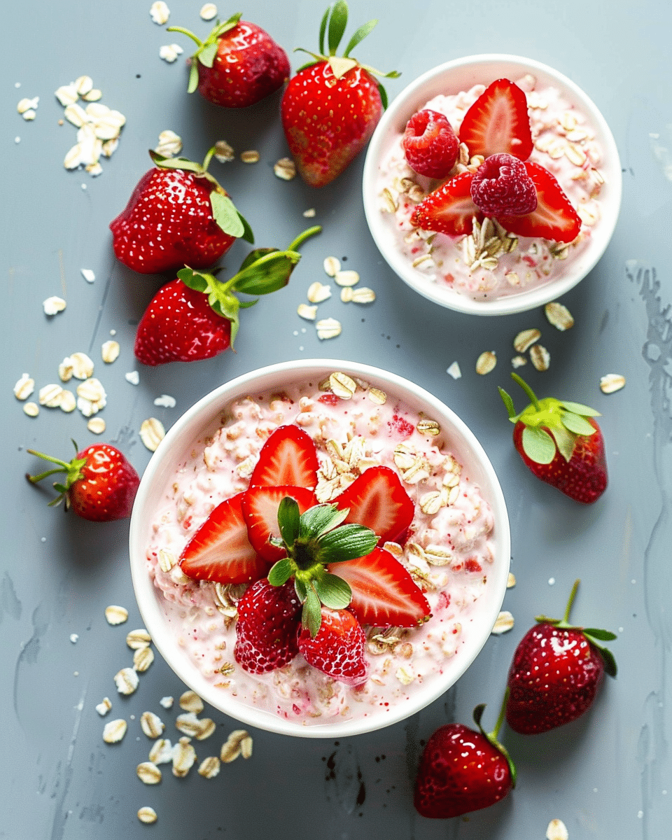 Strawberry Overnight Oats