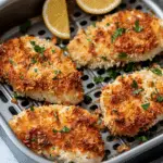 Air Fryer Parmesan Crusted Chicken