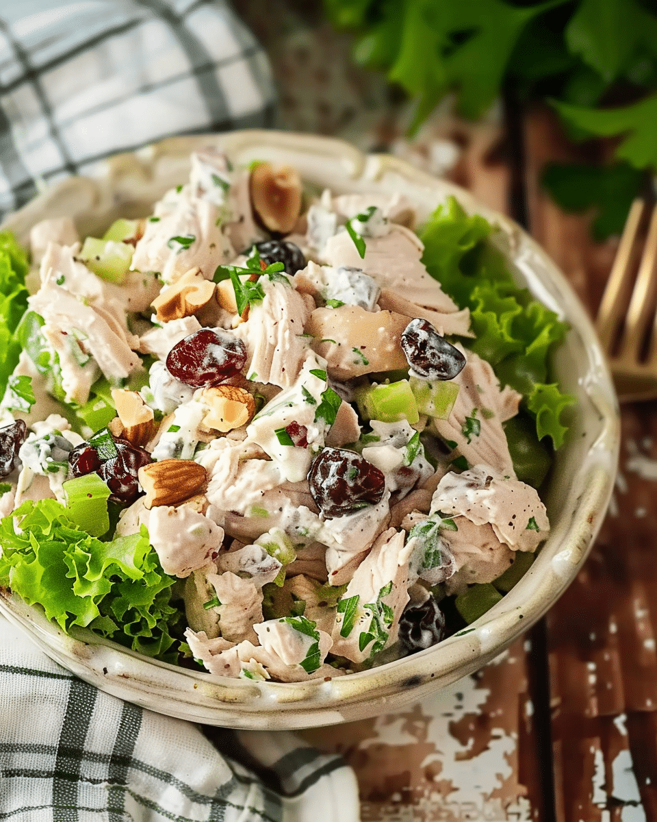Chicken Salad with Cranberries & Walnuts