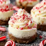 Peppermint Crunch Mini Cheesecakes