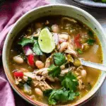 White Bean Green Chile Chicken Soup