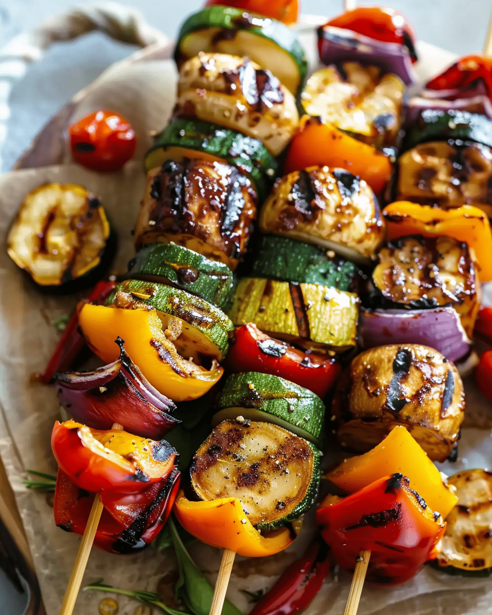 Grilled Vegetable Kabobs