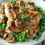 Mushroom Chicken & Peas
