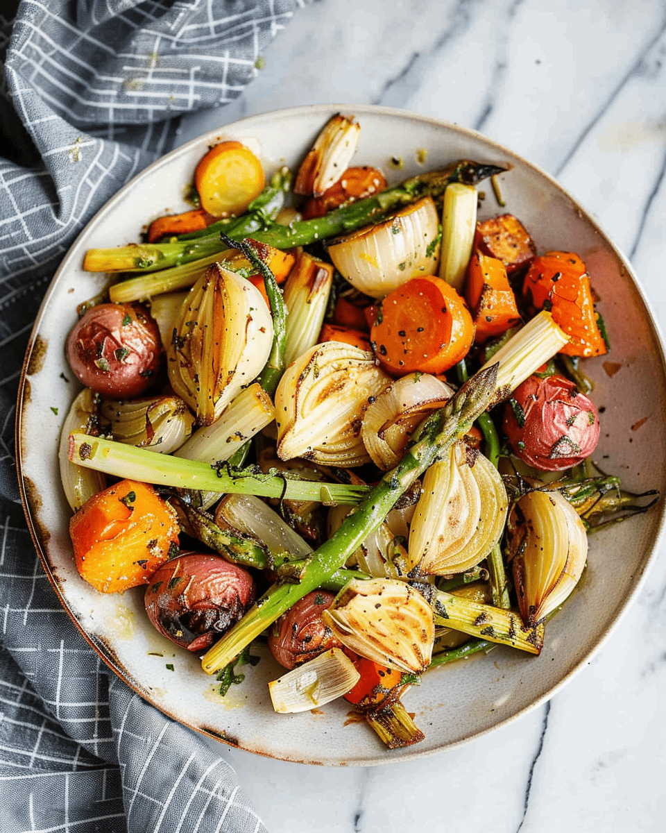 Roasted Spring Vegetables