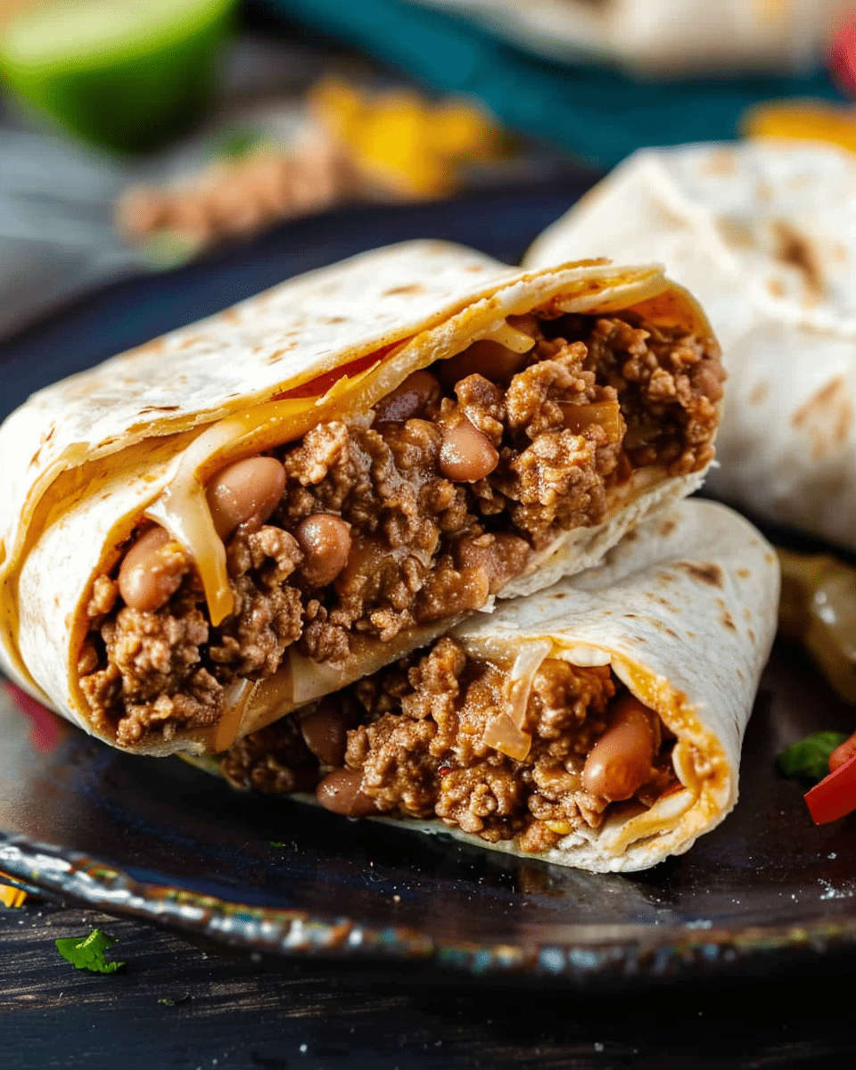 Beef and Beans Burrito