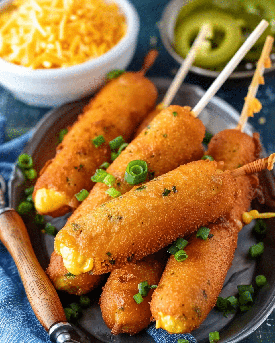 Jalapeno Cheddar Corn Dogs