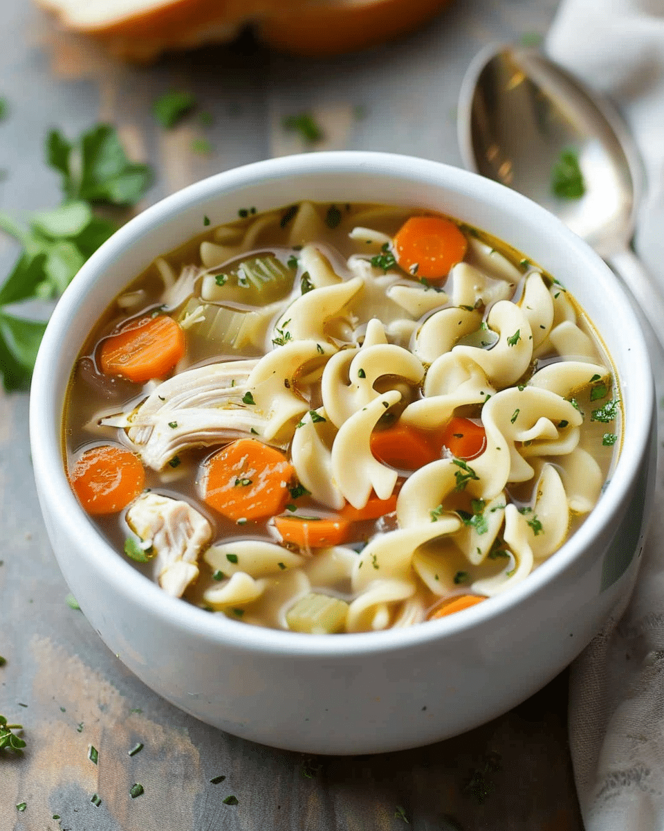 Rotisserie Chicken Noodle Soup