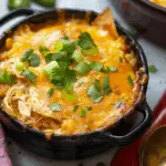 Slow Cooker Chicken Enchilada Casserole