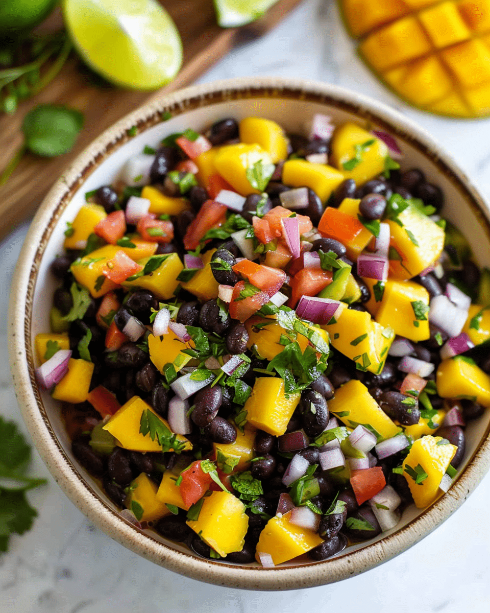 Black Bean Mango Salsa