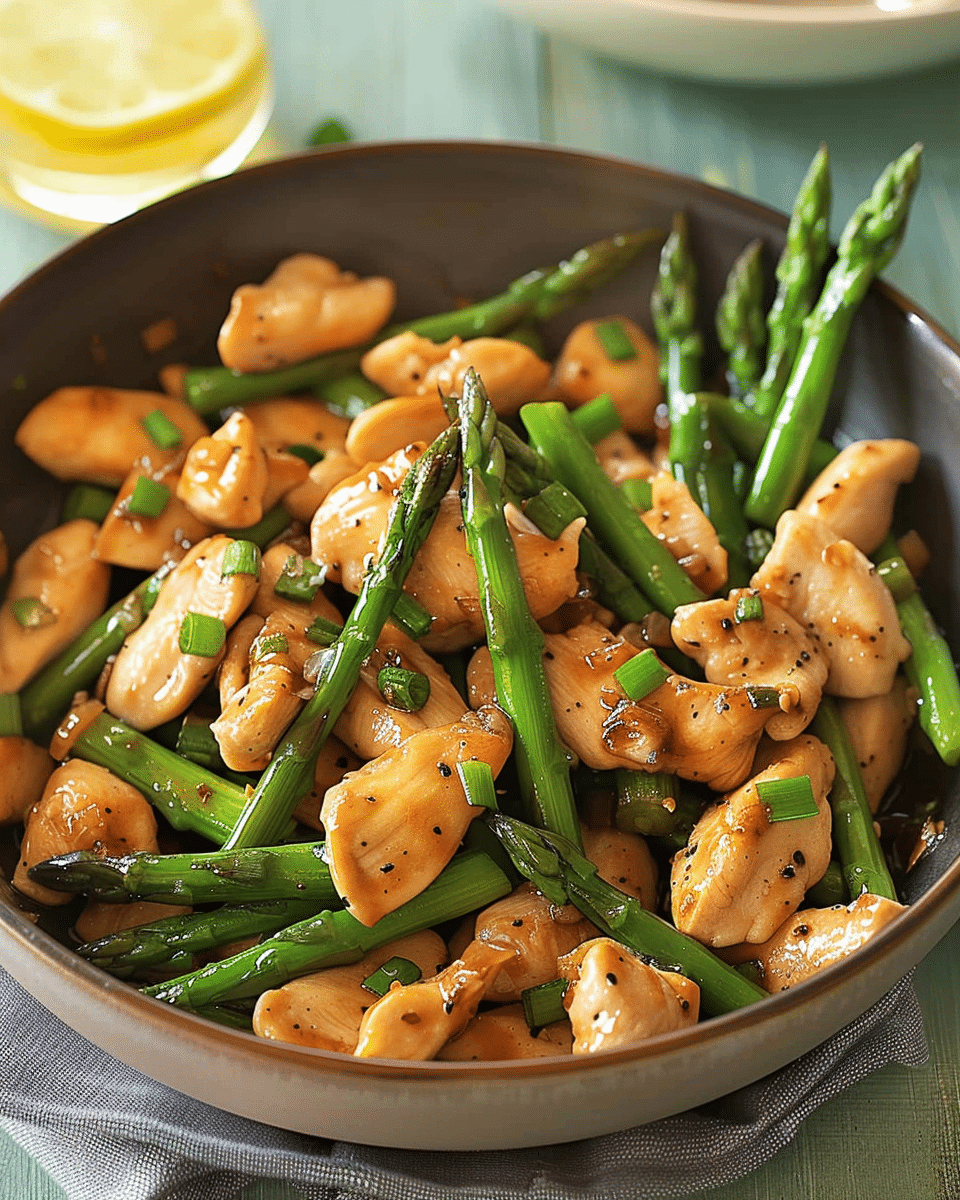 Chicken & Asparagus Stir Fry