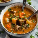 Easy Hearty Beef and Vegetable Soup