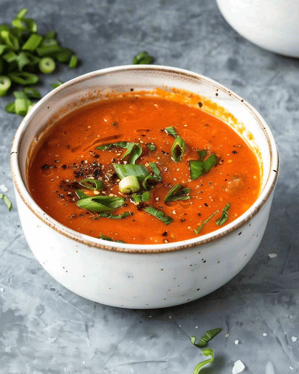 Roasted Red Pepper Gazpacho