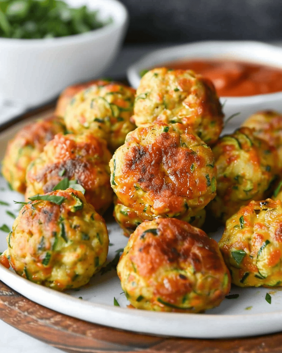 Chicken Zucchini Meatballs