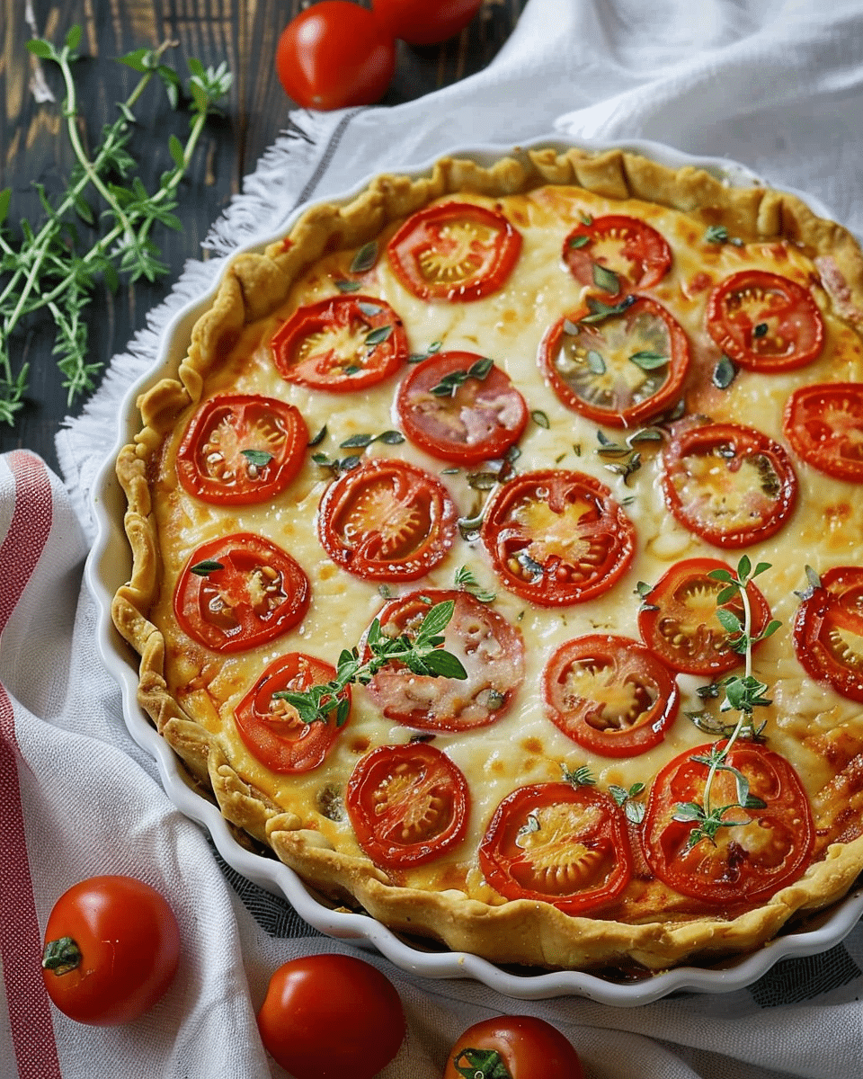 Gluten-Free Tomato Cheese Tart