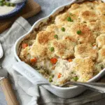 Chicken Pot Pie Rice Casserole