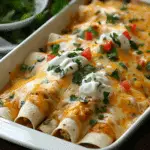 Creamy Chicken Enchiladas