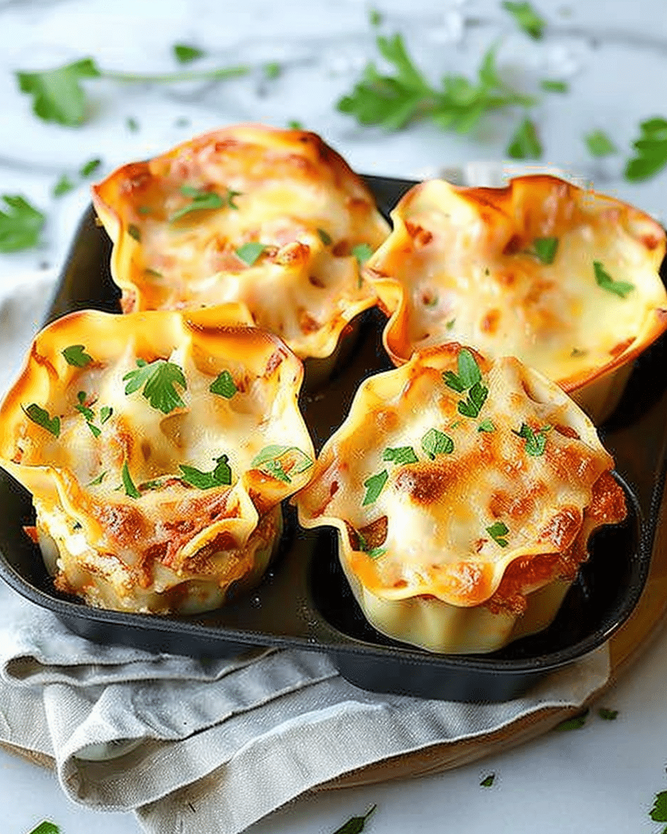 Mini Lasagne Cups