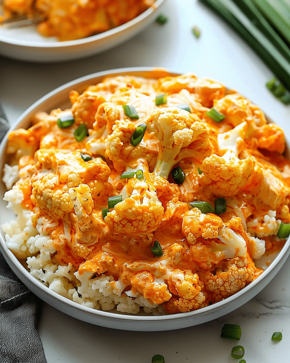 Creamy Buffalo Chicken Cauliflower