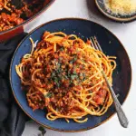 Easy Lentil Bolognese Pasta