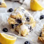 Tasty Low Sugar Blueberry Lemon Scones with Coconut Milk Recipe