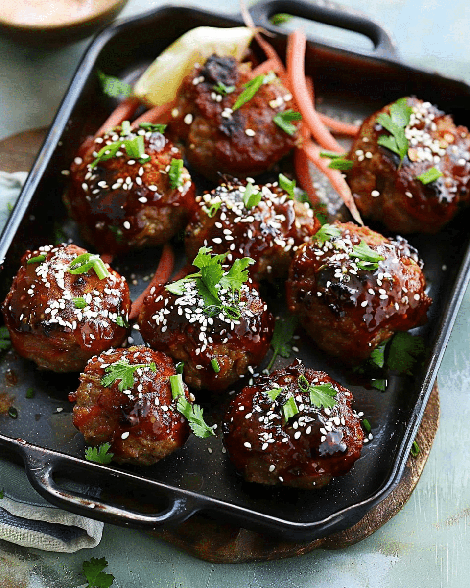 Muffin Pan Teriyaki Beef Rissoles