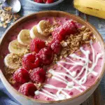 Tasty Raspberry Banana Smoothie Bowl Recipe